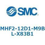 MHF2-X83 - 薄形エアチャック/フィンガ開閉幅調整用アジャスタ付 SMC