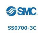 SS0700-3C - 出力付ブランキングプレート:スリムコンパクト 一体形ベース SMC