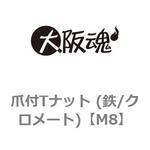 M8 爪付Tナット (鉄/クロメート) 大阪魂