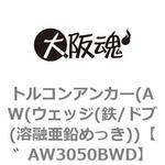 ゛AW3050BWD トルコンアンカー(AW(ウェッジ(鉄/ドブ(溶融亜鉛めっき)) 大阪魂