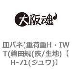 H-71(ジュウ) 皿バネ(重荷重H・IWT(磐田規(鉄/生地) 大阪魂