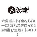 六角ボルト(全ねじ(AーC22(ハステロイC22相当)/生地) 大阪魂