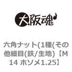 六角ナット(1種(その他細目(鉄/生地) 大阪魂