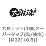 六角ナット(1種(オーバータップ(鉄/生地) 大阪魂