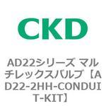 AD22シリーズ マルチレックスバルブ(パイロット式2方弁) CKD