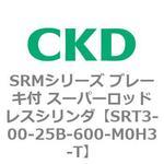 SRMシリーズ ブレーキ付 スーパーロッドレスシリンダ CKD