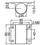 支柱ブラケット通 ABR-818 シロクマ