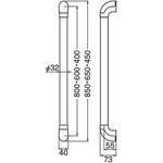 ユニバーサル手すり BR-551 シロクマ