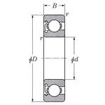 深溝玉軸受 6300番台 Z C3 NTN(エヌティーエヌ)