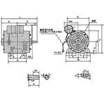 単相標準モータ コンデンサ形(防滴保護タイプ) 一宮電機 汎用モーター