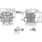 単相標準モータ コンデンサ始動形(防滴保護タイプ) 一宮電機 汎用