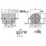 単相標準モータ 分相始動形(防滴保護タイプ) 一宮電機