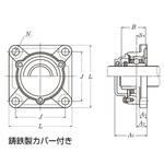 角フランジ形ユニット給油式 NTN(エヌティーエヌ)