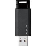 USBメモリ USB3.1(Gen1) ノック式 自動収納 ストラップホール 1年保証 エレコム