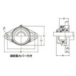 ひしフランジ形ユニット無給油式 NTN(エヌティーエヌ)