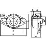 ひしフランジ形ユニット給油式 NTN(エヌティーエヌ)