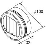 0709352 排気流速アップアダプタ2-Φ100-15 ノーリツ