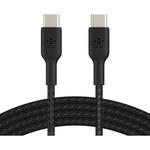 CAB004BT1MBK BoostCharge USB-C to USB-C 編組ケーブル ブラック 1m BELKIN(ベルキン)