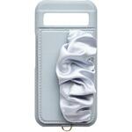 UNI-CSPX24M-2CSPB Classy Scrunchie Case for Pixel8a(pale blue) ユニケース