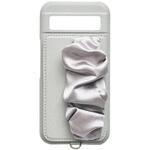 UNI-CSPX24M-2CSGY Classy Scrunchie Case for Pixel8a(gray) ユニケース
