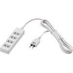 BTWTK2425WH 2ピン式電源タップ4個口2.5mホワイト BUFFALO(バッファロー)