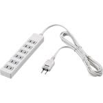 BTWTK2650WH 2ピン式電源タップ6個口5mホワイト雷サージ付 BUFFALO(バッファロー)