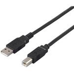 BU2AB07BK USB2.0AtoBケーブル0.7mブラック BUFFALO(バッファロー)