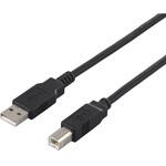 BU2ABK50BK USB2.0AtoB環境対応ケーブル5.0mブラック BUFFALO(バッファロー)