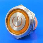 LEDプッシュスイッチ(電源マーク) マリンテック