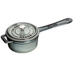 希少 未使用 STAUB ストウブ スモールソースパン 10cm チェリー ストウブ ミニ ソースパン 10cm グレー 1241018 : 厨房用品 安吉