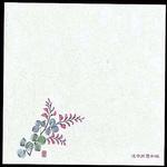遠赤抗菌和紙 花ごよみ懐敷 萩 アーテック[和紙]