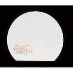 WH5 遠赤抗菌和紙 尺3半月まっと 山茶花 アーテック[和紙]