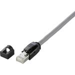 産業用LANケーブル 可動用 耐油 アルミテープシールド+編組シールド AWG26×4P 灰 グレー エレコム