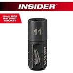 49-16-1611 INSIDER(TM) パススルーラチェット専用ソケット(貫通タイプ) 11mm ミルウォーキーツール