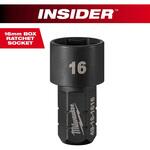 49-16-1616 INSIDER(TM) パススルーラチェット専用ソケット(非貫通タイプ) 16mm ミルウォーキーツール