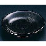 T03243 そば黒 丸小皿 エムズジャパン