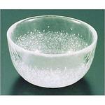 19 硝子和食器 白雪 丸深鉢 吉沼硝子