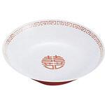 CA20 メラミン「瑞祥」 冷麺皿 千羽鶴印(エンテック)