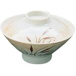 VS7604F メラミン「紅志野」茶漬椀 蓋 TKG