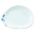 HM7901 メラミン「はりま」 変形焼物皿 TKG