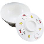メラミンお子様食器「ニューキティ」 蓋付飯碗 TKG