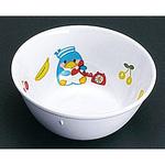 BB47 メラミンお子様食器「ベン&ベティー」 ミルク椀 千羽鶴印(エンテック)