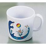 L15 メラミン片手コップ イルカ 千羽鶴印(エンテック)