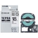 PROテープカートリッジ 白ラベル (黒文字) キングジム テプラテープ