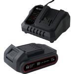 18V 共通バッテリーシリーズ用リチウムイオンバッテリー & 専用充電器 YAMAZEN(山善)