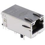 0826-1X1T-GJ-F Bel-Stewart RJ45 モジュラーコネクタ， メス， RJ45コネクタ， スルーホール実装， 0826-1X1T-GJ-F Bel-Stewart