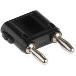 MDP-S-0 Fluke バナナプラグ オス 黒 ベリリウム銅， 真鍮， MDP-S-0 Fluke