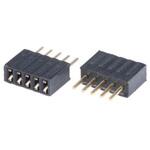 M52-5000545 HARWIN 基板接続用ソケット 5 極 1.27mm 1 列 スルーホール実装 HARWIN