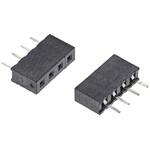 HARWIN 基板接続用ソケット 4 極 2mm 1 列 スルーホール実装 HARWIN