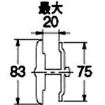 410-445 バス用ビス止プラグ カクダイ